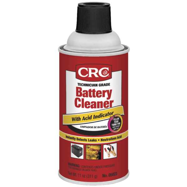 Limpiador de baterías con indicador de ácido CRC