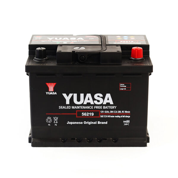 YUASA Batería 56219 - SMF Libre Mantenimiento