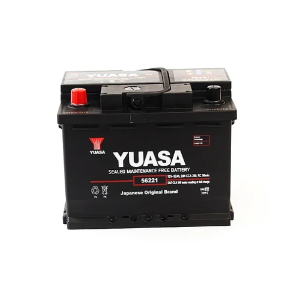 YUASA Batería 56221- SMF Libre Mantenimiento