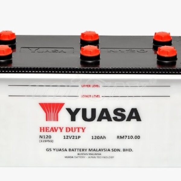 YUASA Batería N120 Convencional